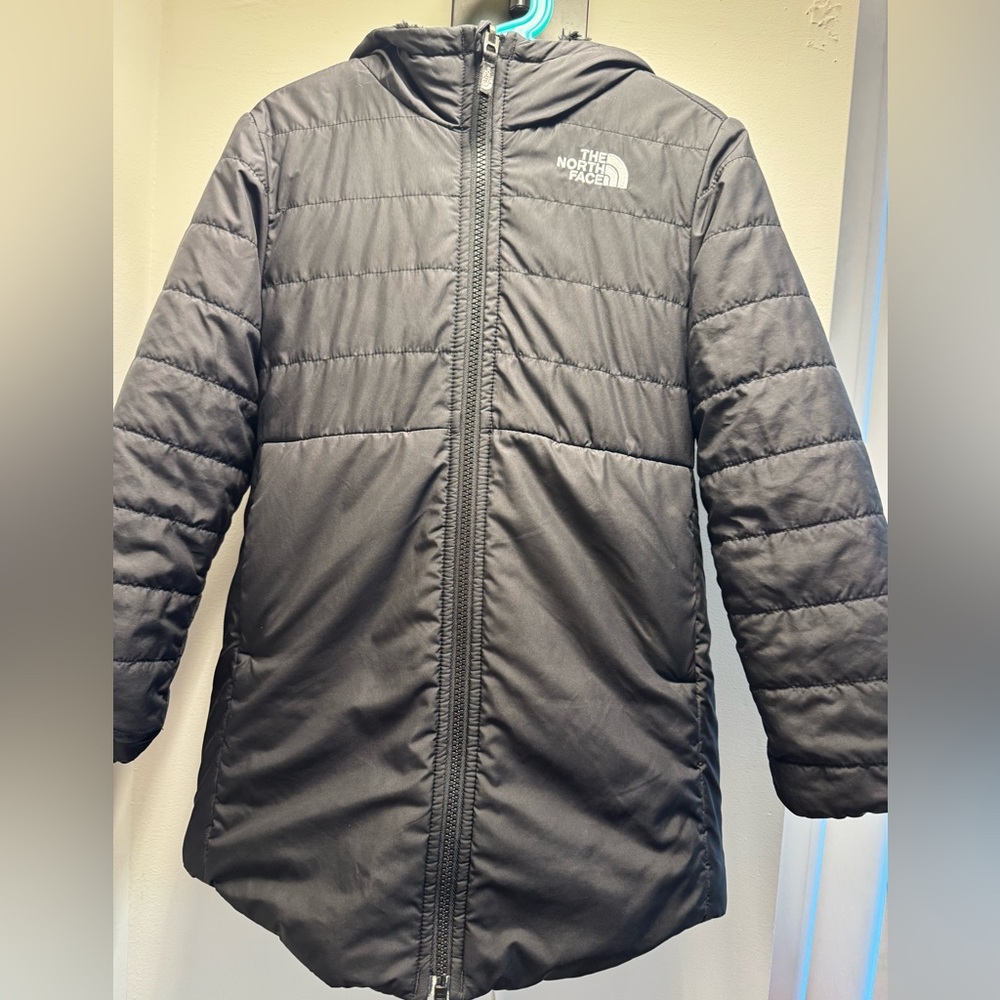 THE NORTH FACE Girls' Reversible Mossbud Swirl Parka  Girls XS